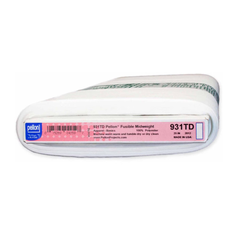 931TD Fabric Interfacing, White 20″ X 10 Yards by the Bolt