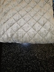 Vtg heavy high end quilted sage chenille upholstery fabric 36″ x 50″