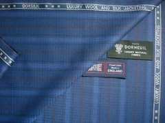 DORMEUIL WOOL & SILK JACKETING, SUITING FABRIC “Dorsilk” MADE IN ENGLAND = 2.0 m