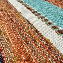 Fabric By The Yard Textured Striped Weave Barcombe Carnival By Zinc Textile