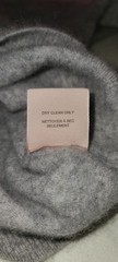 100% Cashmere Sweater Cutter Crafting Scrap Upcycle Recycle Flaws Gray Repair