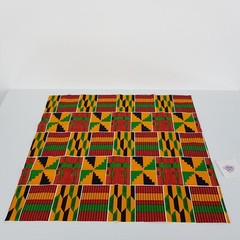 Quilters Cotton Fat Quarter 50x55cm Aztec Multicoloured Geometric Print Fabric