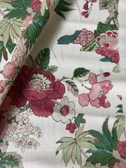 Schumacher 176780 Floribunda Document Linen Fabric 2 Yards