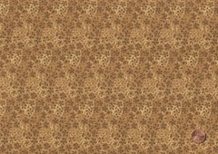 Turquoise Blue Brown CHARM PACK: 40) 5″ x 5″ Squares, 100% Cotton Fabric