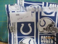 1 yd 22″ x 58″ Indianapolis Colts Football Fabric Cotton Heavy Weight