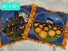 Halloween Fabric Lot of 9 Diff Delightfully Frightful, Trick and Treats 6.5+ Yds