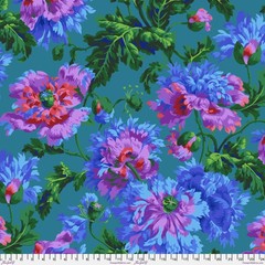 1/2 Yard Fabric – Garden Party – Blue by Kaffe Fassett Collective