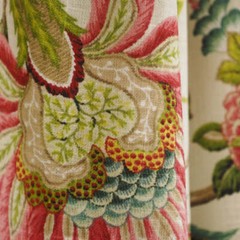 Brissac Jewel Jacobean Floral Kaufman Fabric