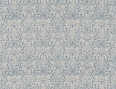 GP & J BAKER CURTAIN FABRIC DESIGN Fritillerie 6.4 METRES BLUE LINEN BLEND