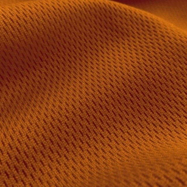 Texas Orange Flat Back Dimple Mesh Athletic Uniform Jersey Fabric – 58″ Wide