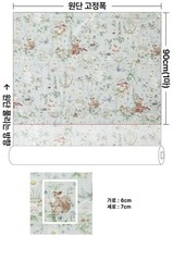 Crinkle Double Gauze Cotton Fabric By The Yard Watercolor Print 55in Wide 1yd WC