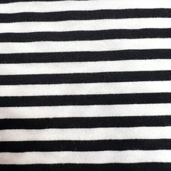 Jersey Black White 1/4″ Stripes R/P/S 60″ Wide Fabric Lot of 1 Yard & 25″ for $5