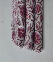 8 Yard Hand Block Flannel Fabric 60 Inch Width Winter Textile Collection FC-14