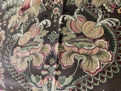 Raymond Waites For Mill Creek Fabrics Loreen Print Brown Ancient King 2 1/2 yd