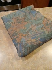 Upholstery Heavy Weight Botanical Design Fabric Earth Tones 7′ X 4′