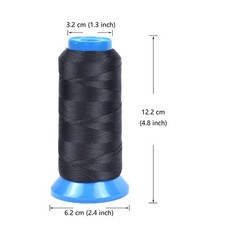 Professional Grade Black Wig Weaving Thread 1500 Yards | 1500 yards,
