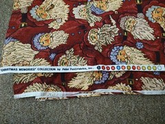 Peter Pan Fabrics “Christmas Memories Collection” Santa 132″ x 45″ / 3.5 Yards
