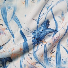 55” Wide By Yard Summer Shirt Fabric Soft Natural Pure Viscose Rayon Material