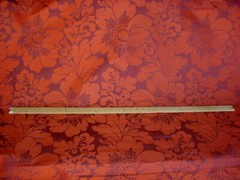 1-5/8Y Mulberry FD624 Lombard Damask Spice Red Plum Floral Upholstery Fabric