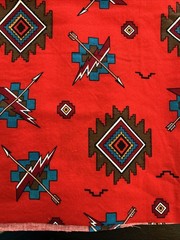 12 Fat Quarters – Assorted Western Cowboy Tribal Horses Rodeo Cotton Fabric