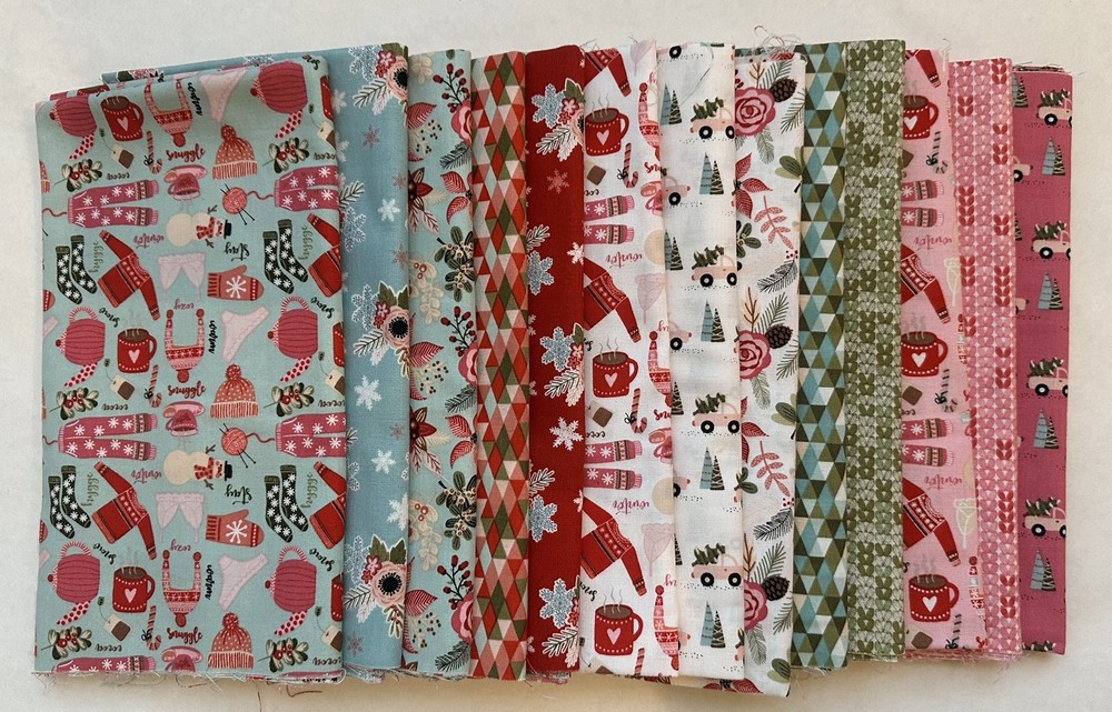 Poppie Cotton SNUGGLE UP BUTTERCUP Half Yard Bundle 13pc