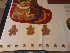 Fabric Panel Holiday Spirit Multicolor With Instructions