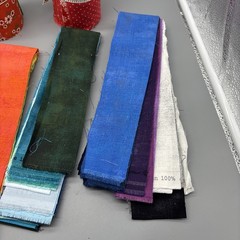 Moda Fabric – Large Lot Of Jelly Roll Assorted Fabric Colors
