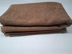 Upholstery Fabric Remnant Tweed Boucle Rust Olive Brown 54″ x 73″ End of Roll