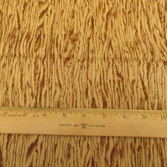 Cotton Fabric Wood Grain Brown Tan USA 1995 Erlanger by Jane McClutch 1yd 20x 44