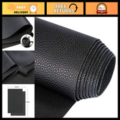 Faux Leather Sheets 2 Yards 54″x72″ Soft PU Fabric, 0.95mm Thick for Upholstery