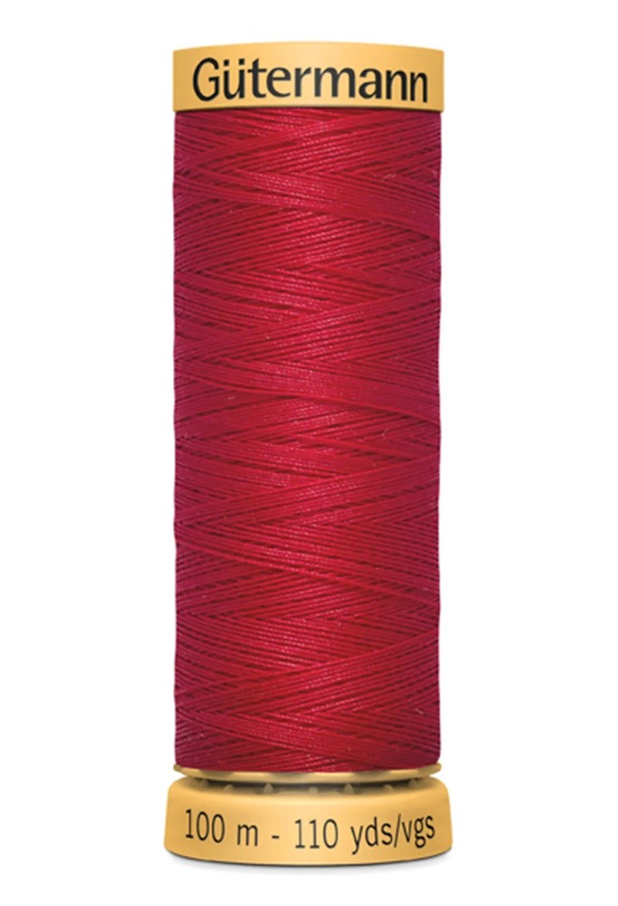 4880 Red – Gutermann Natural Cotton Thread