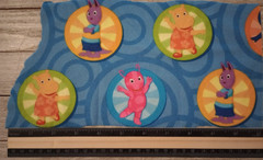 backyardigans fun fabric length polyester 5 characters 2.5 inch #1002 *