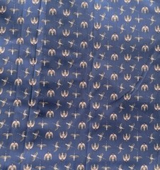 Liberty of London Tana Cotton Lawn – “Crescendo” Pink Birds on Blue