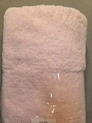 Sherpa Fleece Fabric By the Yard 34″x35″ Light Pink
