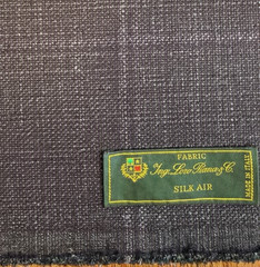 Loro Piana Silk Air Wool Silk Blend Fabric Green Check 2.0m/ 2.2yd Italy