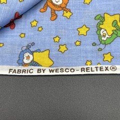 Vintage 1983 Rainbow Brite Sprites Stars Fabric Wesco Reltex Hallmark 15×60