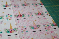 PINK Unicorn Unicorns Fabric COTTON CUTE Print Kids Girls Nursery Fat Quarter FQ