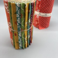 Moda Fabric – Large Lot Of Jelly Roll Assorted Fabric Colors