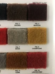 Porsche Sliver knit imported Carpet Fabric for Automotive Upholstery