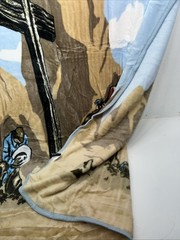 New Showman Luxury Mink Praying Cowboy Print 75”X96” Queen Blanket #805 MM-604