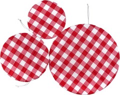 Handmade Reusable Cotton Fabric Bowl Covers – Two Layers of Fabric Set of 3, …