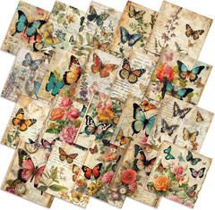 60 Pcs 10×10 Inch Butterfly Fabric Squares Quilting Precut Patchwork DIY Bundle