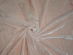 SILK VELVET FABRIC Nude SILK VELVET 44"