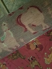 1 YARD TYLER HALL CAVALIER SCARLET COLOR CHINESE HORSES UPHOLSTERY FABRIC 6 MORE