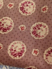English Rose Civil War Reproduction Fabric D#AP1930L-17 Made in Japan BTFQ