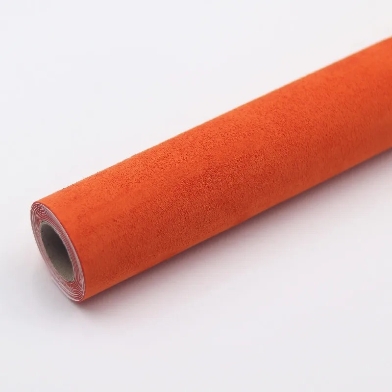 Self Adhesive Suede Fabric Upholstery Cloth Car Interior Door Panel Furniture