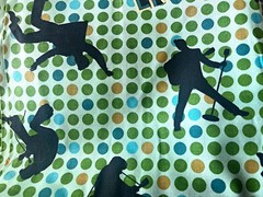 Elvis Presley fabric VIP Cranston Polka Dot Fabric teal Green Blue Black Brown