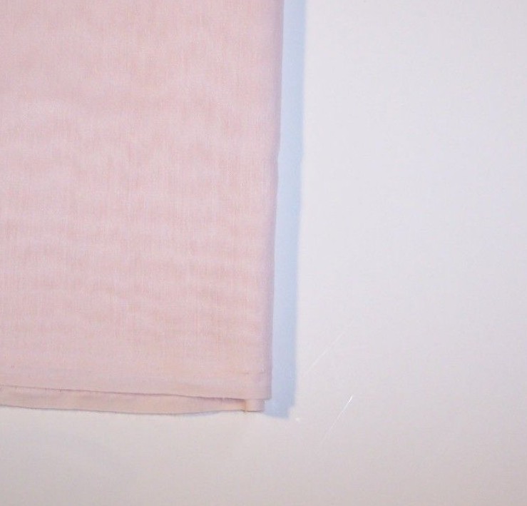 5.66 Yards~ADO Pink Batiste Sheers FABRIC-Seamless 118″wide-Polyester-New