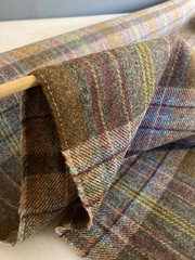 Fine Italian Plaid Wool – Nanette Lepore End Bolt – Gorgeous Drape INSANELY SOFT