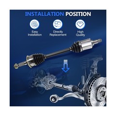 Maxfavor CV Axle Front Fit for 2000 2001 2002 2003 2004 2005 2006 Toyota Tund…